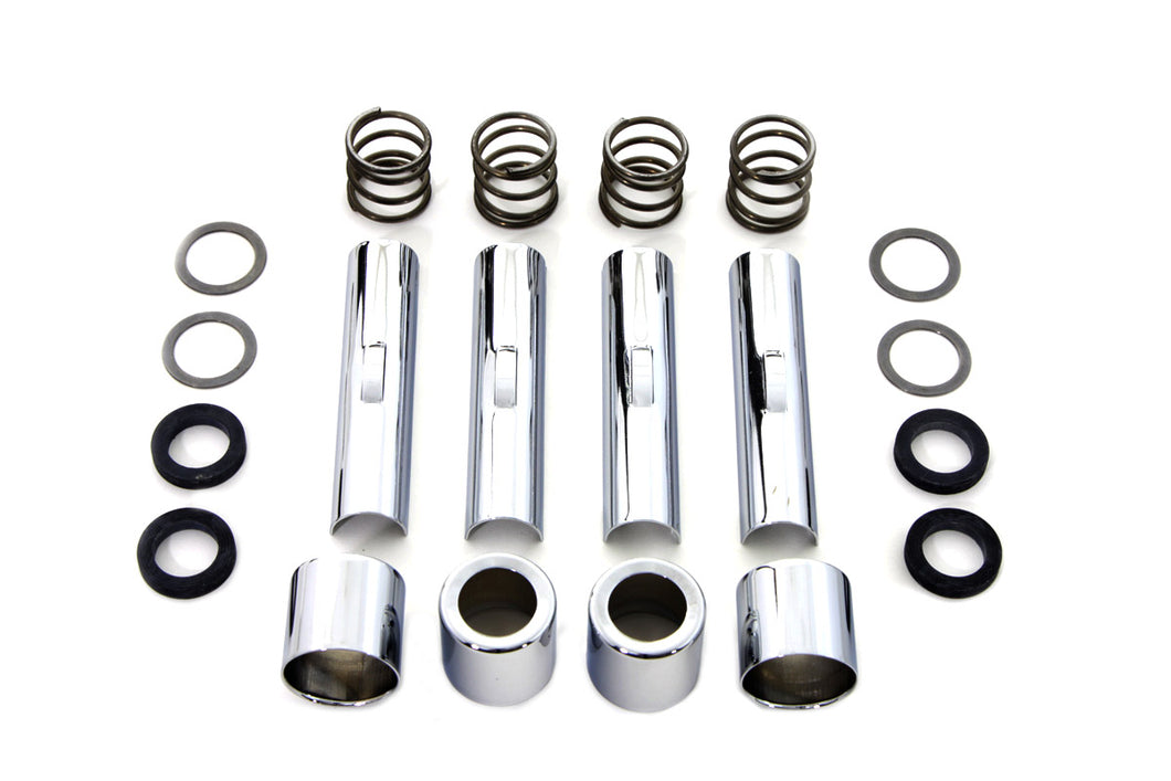 Chrome Pushrod Cover and Clip Kit 1940 / 1947 FL 1966 / 1984 FL 1971 / 1984 FX 1971 / 1984 FX 1984 / UP FXST 1986 / UP FLST 1979 / UP FLT 1979 / UP FLT 1991 / 2017 FXD