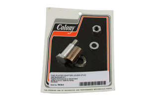 Cadmium Tank Hand Shifter Lever Stud and Bushing Kit 1938 / 1940 EL 1941 / 1951 FL 1938 / 1948 UL 1938 / 1973 G 1935 / 1953 WL