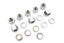 Load image into Gallery viewer, Chrome Cylinder Base Nuts and Washers 1941 / 1977 FL 1971 / 1977 FX 1936 / 1940 EL