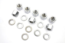 Load image into Gallery viewer, Chrome Cylinder Base Nuts and Washers 1941 / 1977 FL 1971 / 1977 FX 1936 / 1940 EL
