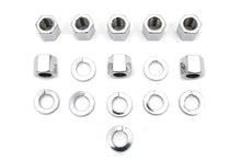 Load image into Gallery viewer, Chrome Stock Cylinder Base Nuts and Washers 1957 / 1985 XL 1929 / 1952 WL 1929 / 1973 G