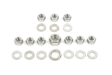 Chrome Transmission Side Cover Kit 1936 / 1940 EL 1937 / 1948 UL 1941 / 1984 FL 1971 / 1984 FX