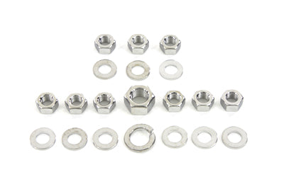 Chrome Transmission Side Cover Kit 1936 / 1940 EL 1937 / 1948 UL 1941 / 1984 FL 1971 / 1984 FX
