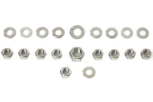 Chrome Transmission Side Cover Kit 1936 / 1940 EL 1937 / 1948 UL 1941 / 1984 FL 1971 / 1984 FX