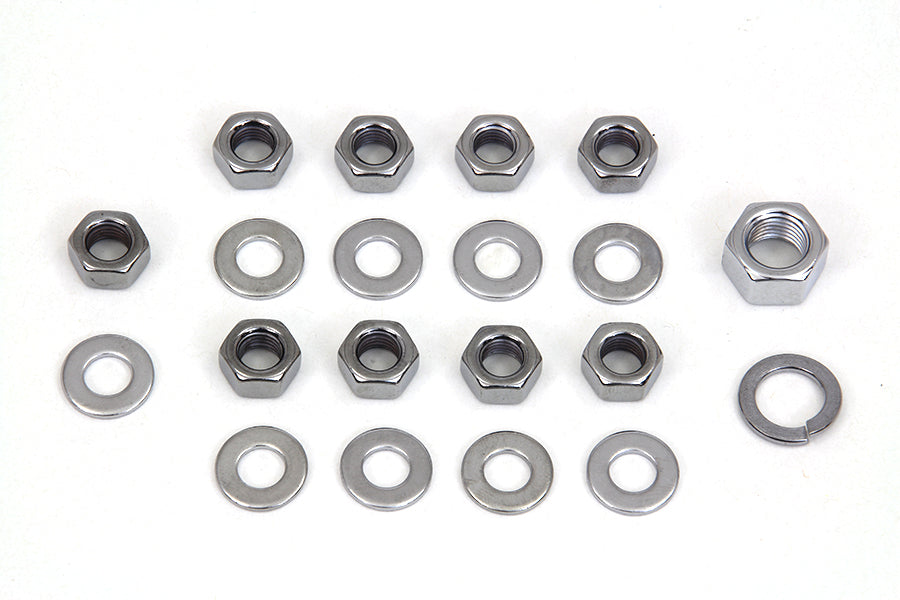 Chrome Transmission Side Cover Kit 1936 / 1940 EL 1937 / 1948 UL 1941 / 1984 FL 1971 / 1984 FX