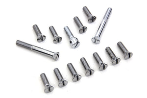 Chrome Transmission Top Cover Screw Kit 1941 / 1978 FL 1971 / 1978 FX 1936 / 1940 EL 1937 / 1948 UL