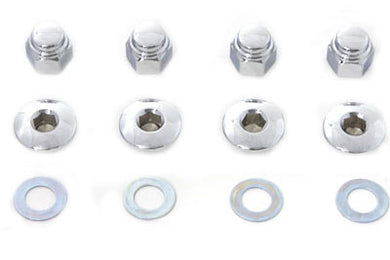 Rocker Shaft End Nut Stock Allen Type Chrome 1971 / 1984 FL 1971 / 1984 FX 1982 / 1983 FXR 1979 / 1983 FLT 1971 / 1985 XL