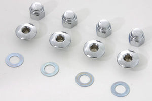 Rocker Shaft End Nut Stock Allen Type Chrome 1971 / 1984 FL 1971 / 1984 FX 1982 / 1983 FXR 1979 / 1983 FLT 1971 / 1985 XL