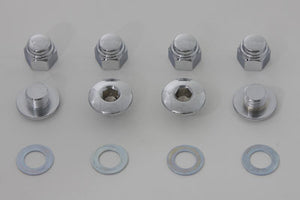 Rocker Shaft End Nut Stock Allen Type Chrome 1971 / 1984 FL 1971 / 1984 FX 1982 / 1983 FXR 1979 / 1983 FLT 1971 / 1985 XL