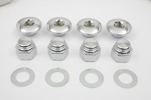 Rocker Shaft End Nut Stock Allen Type Chrome 1971 / 1984 FL 1971 / 1984 FX 1982 / 1983 FXR 1979 / 1983 FLT 1971 / 1985 XL