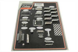 Cadmium Stock Style Hardware Kit 1937 / 1973 G With Cast Iron Heads1937 / 1952 WL With Cast Iron Heads