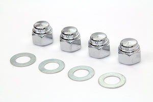 Rocker Shaft Chrome End Cap Type Nut with Washers 1966 / 1984 FL 1971 / 1984 FX 1979 / 1983 FLT 1982 / 1983 FXR 1957 / 1985 XL