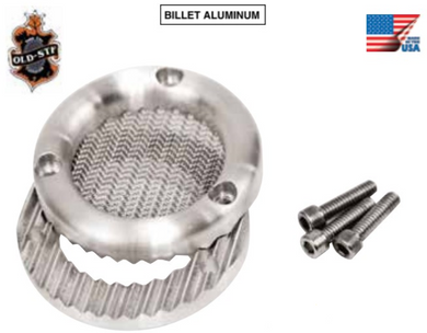 Bee Blocker Carb Cover Fits S&S Super E & G Carbs Billet Alum W / Stainless Scrn