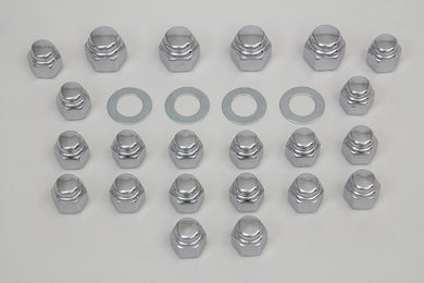 Rocker Box Nut Kit Cap Style 1966 / 1984 FL 1971 / 1984 FX 1982 / 1983 FXR 1979 / 1983 FLT