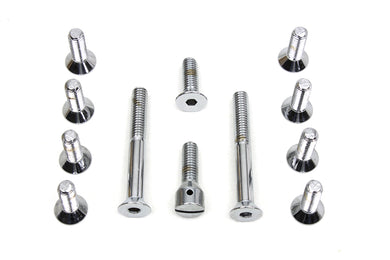 Transmission Top Cover Screw Kit Chrome 1965 / 1978 FL 1971 / 1978 FX