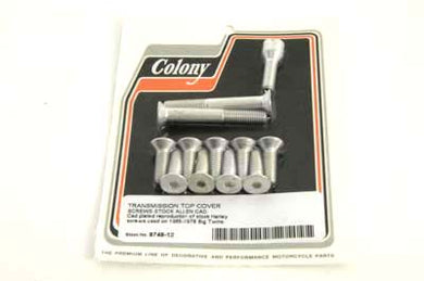 Transmission Top Cover Screw Kit Cadmium 1965 / 1978 FL 1971 / 1978 FX