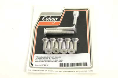 Transmission Top Cover Screw Kit Cadmium 1965 / 1978 FL 1971 / 1978 FX