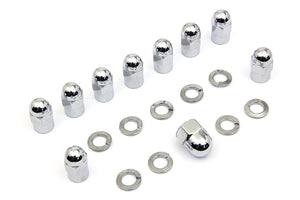 Chrome Transmission Side Cover Nut Kit 1936 / 1940 EL 1937 / 1948 UL 1941 / 1984 FL 1971 / 1984 FX