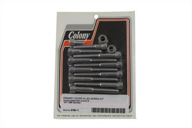 Primary Cvr Part Cvr Hardware Sportster 1977 / 1985 Chrome Plated Allen Head Colony 8788-11