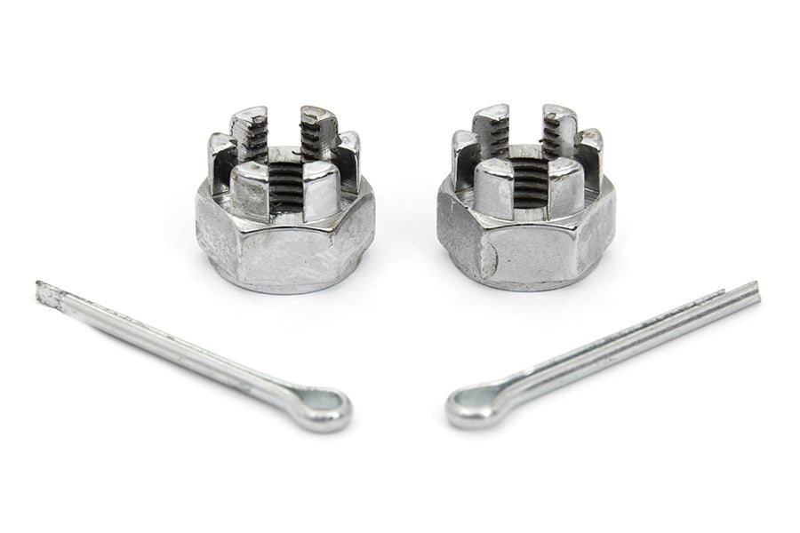 Front Axle Nut Kit Chrome 1929 / 1936 WL
