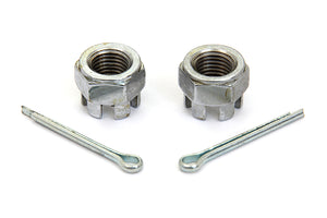Front Axle Nut Kit Chrome 1929 / 1936 WL