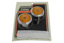 Load image into Gallery viewer, Swingarm Pivot Bolt Cover with Amber Reflectors 1986 / 1999 FXST 1986 / 1999 FLST