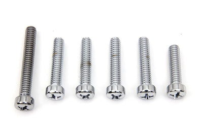 Cam Cover Screw Kit Chrome 1970 / 1984 FL 1971 / 1984 FX 1979 / 1992 FLT 1979 / 1992 FLT 1982 / 1992 FXR 1982 / 1992 FXR 1984 / 1992 FXST 1986 / 1992 FLST 1991 / 1992 FXD