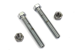 Chrome Rear Axle Adjuster Screw 1993 / UP FXST 1993 / UP FLST