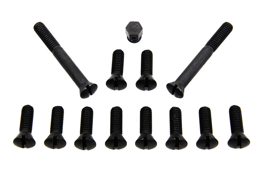 Transmission Top Cover Screw Kit Parkerized 1941 / 1955 FL 1936 / 1940 EL 1937 / 1948 UL