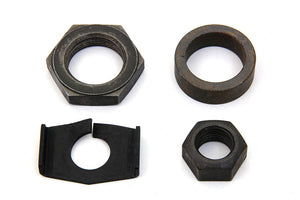 Rear Axle Nut and Lock Kit Parkerized 1941 / 1952 WL