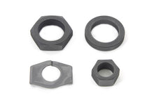 Load image into Gallery viewer, Parkerized Rear Axle Nut and Lock Kit 1936 / 1940 EL 1941 / 1972 FL 1971 / 1972 FX 1930 / 1936 VL
