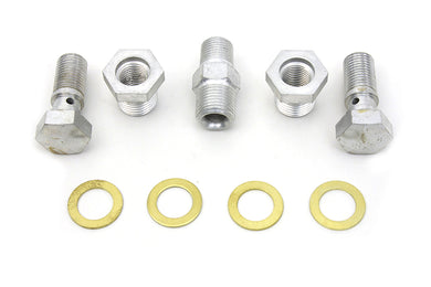 Oil Line Fitting Kit Cadmium 1936 / 1940 EL 1941 / 1941 FL