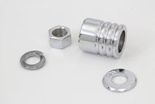 Load image into Gallery viewer, Front Axle Spacer Kit Groove Style Chrome 1997 / 1999 FLSTC